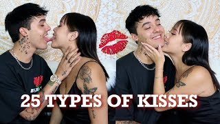 25 TYPES OF KISSES HILARIOUS  Day 3 [upl. by Woolley658]