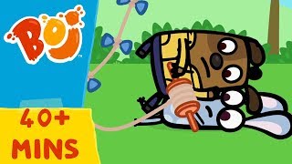 Boj  Denzil amp Bojs Best Times  Super Long Compilation  Cartoons for Kids [upl. by Aylward]