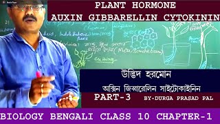 Biology and Life science bangla bengali free lecture for class 10plant hormoneplant coordination [upl. by Nowahs]