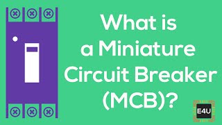 What is a Miniature Circuit Breaker MCB MCB Construction amp Working Principle [upl. by Yeslah]