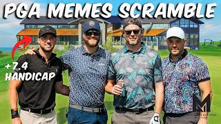 1 Golf Pro and 3 Scratch Golfers vs Mickelson National Golf Course [upl. by Reace270]