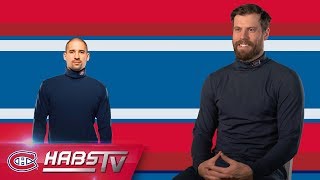 Habs try on and rate Tomas Plekanecs turtleneck [upl. by Hagen]