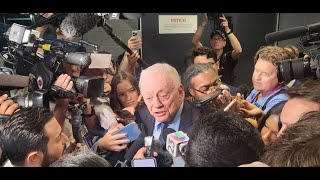 Watch Jerry Jones reactions after a Cowboys blowout loss 479 to the Lions [upl. by Naraa712]