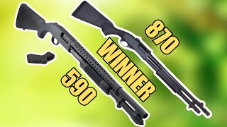 Mossberg 590 vs Remington 870  Which one to Choose [upl. by Anayad843]