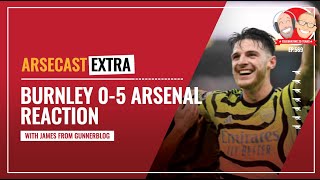 Burnley 05 Arsenal reaction  Arsecast Extra [upl. by Gausman]