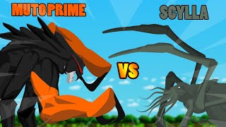 MUTO Prime vs Titanus Scylla  MonsterVerse Kaiju Tournament  Kaiju Animation [upl. by Anirtek]