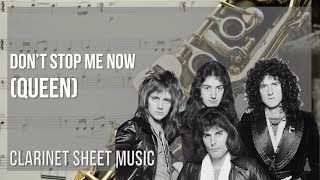 Clarinet Sheet Music How to play Dont Stop Me Now by Queen [upl. by Marsland]