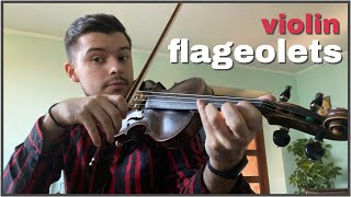 VIOLIN FLAGEOLETS 🎻 tehnica flajoletelor  short [upl. by Jain]