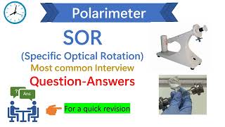 Interview questions and answer on polarimeter Polarimeter interview questions SOR principle [upl. by Publius278]