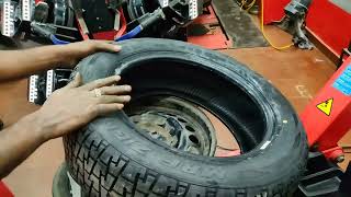 Maruti Breeza Tyre Fitting  MRF 20560R16 Zigma [upl. by Newcomb190]