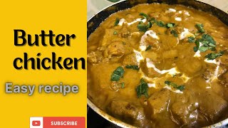 Butter chickeneasy butter chicken recipeASMR [upl. by Evered]