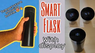 Flask With LED Temperature Display Smart Water Bottle [upl. by Keppel970]