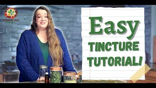 How To Make an Herbal Tincture  The Ratio Method [upl. by Utta]