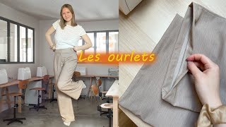 COUTURE OURLETS FACILE  RACCOURCIR SON PANTALON [upl. by Rehpotisrhc]