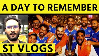 ST VLOGS TEAM INDIA CELEBRATIONS FROM DELHI TO MUMBAI WHAT ALL HAPPENED ON 4TH JULY [upl. by Fransisco]