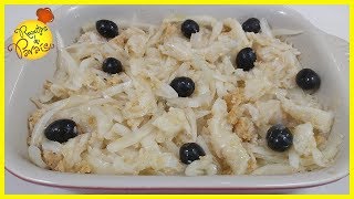 SALADA DE BACALHAU  🍎 quotReceitas do Paraísoquot [upl. by Jeanette692]