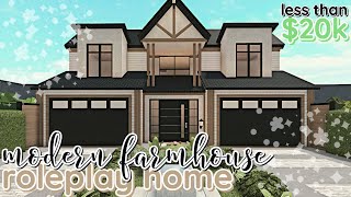 Roblox  Bloxburg 2 Story Family House  House Build [upl. by Donovan]