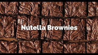 Nutella Brownies Recipe  Yummy Ph [upl. by Nhoj317]