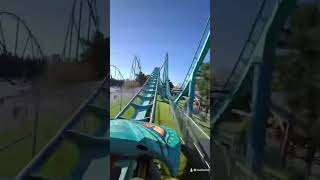 Leviathan Canada’s Wonderland pov canadaswonderland leviathan rollercoaster themepark shorts [upl. by Locke]