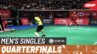 Singapore Open 2022  Ng Tze Yong MAS vs Anthony Sinisuka Ginting INA 4  QF [upl. by Bruis]