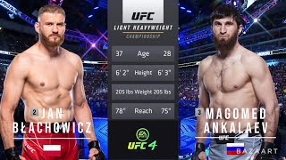 JAN BLACHOWICHZ VS MAGOMED ANKALAEV FULL FIGHT UFC 282 [upl. by Nelyaw196]