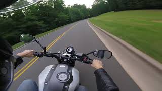 Yamaha XSR 900 w Full Akrapovic Sound Test [upl. by Ihcas]