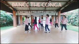 Dance The Conga Line Dance Demo The Happy Dancing [upl. by Gnuh]