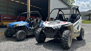 2016 Polaris RZR 170 versus 2021 Polaris RZR 200 [upl. by Annoirb]