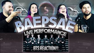 BTS quotBAEPSAE Live Performancequot Reaction  The energy level is insane 🔥  Couples React [upl. by Ruamaj]