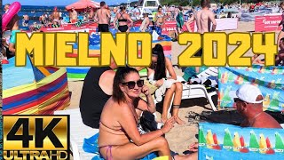 Mielno 2024  spacer po plaży 4k60fps [upl. by Bazil]