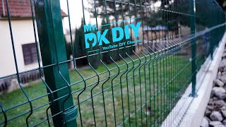 3D panel fence Installation  MrDK DIY [upl. by Niliac953]