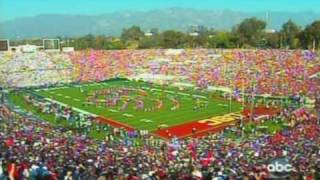 USC Marching Band 2009 Rose Bowl National Anthem [upl. by Otiragram]