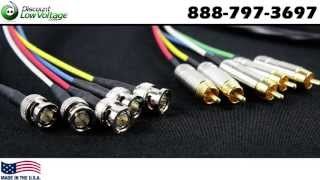 RGBHV 5 Cable BNC to RCA Component Video Cable [upl. by Wilterdink]