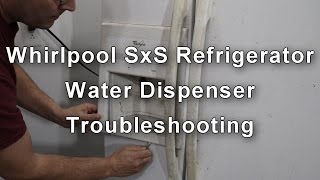 Whirlpool Refrigerator Water Dispenser Not Working  How to Repair [upl. by Denise]