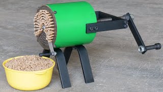 How To Make Homemade Manual Feed Pellet Machine Without Welding  Simple Diy Feed Pellet Machine [upl. by Olivette969]