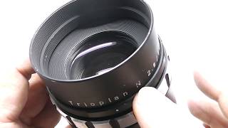 MEYER OPTIK G RLITZ メイヤーオプティック ゲルリッツ TRIOPLAN トリオプラン 100mm F28 N ゼブラ for EXA [upl. by Schweitzer]