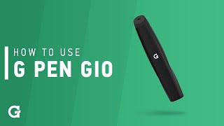 How To Use Your G Pen Gio Vaporizer Tutorial [upl. by Ycak349]