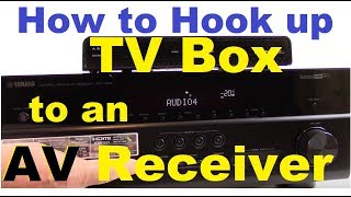 How to Connect TV Set top box to AV Receiver [upl. by Elder]