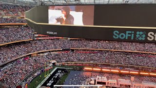 Super Bowl 56 Pepsi Halftime Show Firstperson POV inside SoFi Stadium [upl. by Eanaj]