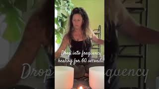 Disrupt your overactive mind for a reset Full sound bath in comments ✨ soundbath chakras heal [upl. by Gord241]