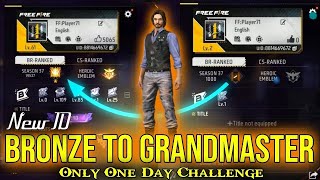 LEVEL 1 ID GRANDMASTER CHALLENGE Rank Sushinggetstartedff Solo🥶 [upl. by Analak]