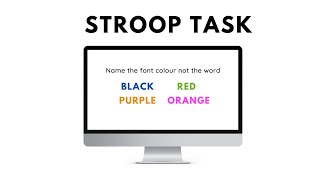 What is the Stroop Task  Cognitive Psychology Research Tasks [upl. by Home859]