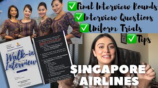 Singapore Airlines Cabin Crew Interview Process In India Interview Questions ampRounds Explained [upl. by Raddatz]