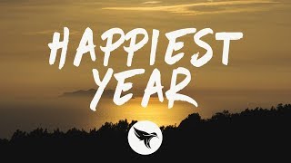 Jaymes Young  Happiest Year Lyrics [upl. by Edniya]