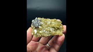 Tetrahedrite  Chalcopyrite  Siderite artwork crystals crystalgem minerals gemstone quartz [upl. by Ivad159]