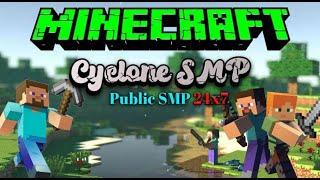 Minecraft Public Survival Smp 247   JavaPe Server   Free To Join Public Server [upl. by Hcurob663]