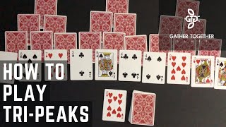 How To Play Tri Peaks Solitaire [upl. by Nae993]