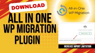 How to Migrate WordPress Website With FREE plugin up to 100GB [upl. by Nivla]