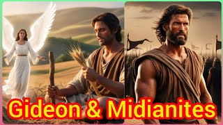 GIDEON amp the MIDIANITES  Bible Story [upl. by Elnukeda]