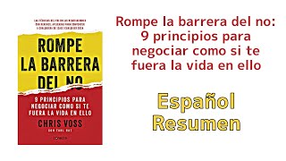 Audio libro Rompe la barrera del no [upl. by Buckden635]